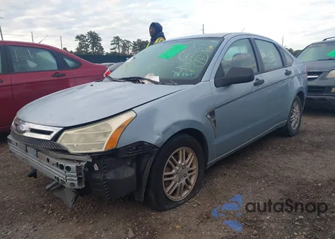 2008 Ford Focus Se/Ses из США, поврежденный, VIN 1FAHP35N78W268630
